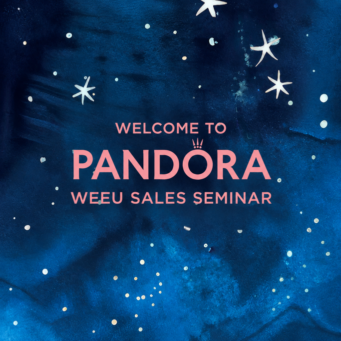 Pandora WEEU Sales Seminar – event production by Grilled Cheese Studio